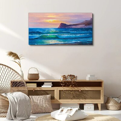 Obraz Canvas Spokojny poranek nad oceanem