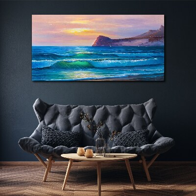 Obraz Canvas Spokojny poranek nad oceanem
