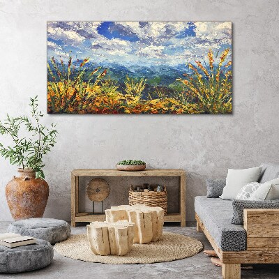 Obraz Canvas Letnie pejzaże górskie