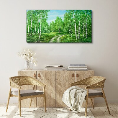 Obraz Canvas las ścieżka przyroda