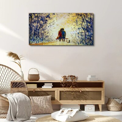 Obraz Canvas Miłość wśród wiatru