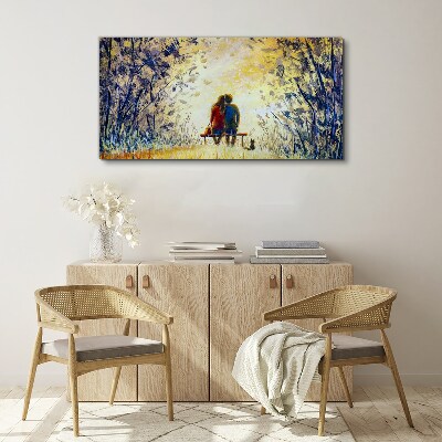 Obraz Canvas Miłość wśród wiatru