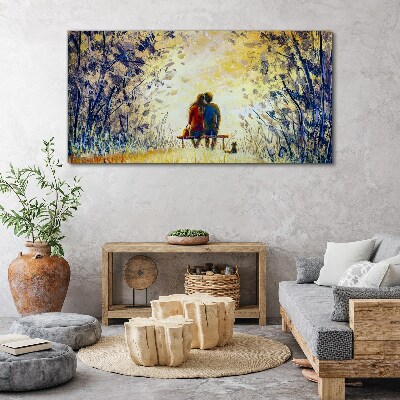 Obraz Canvas Miłość wśród wiatru