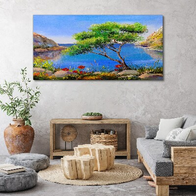 Obraz Canvas Spokojny pejzaż nad wodą