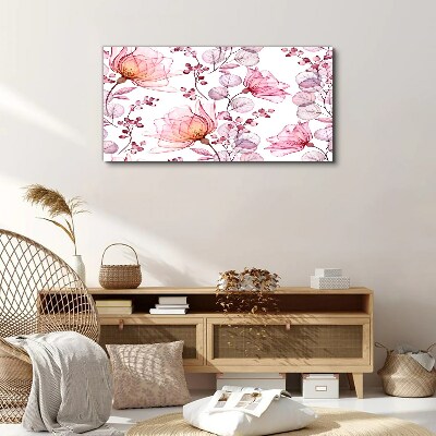 Obraz Canvas Kwiatowy taniec w pastelowych odcieniach