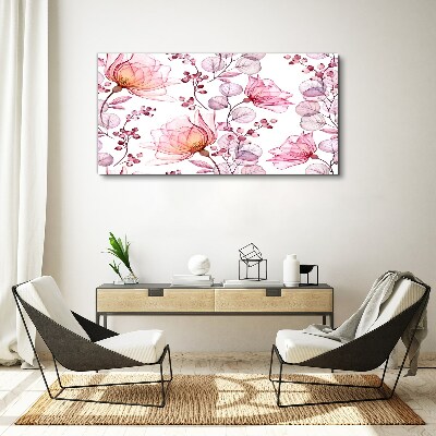 Obraz Canvas Kwiatowy taniec w pastelowych odcieniach