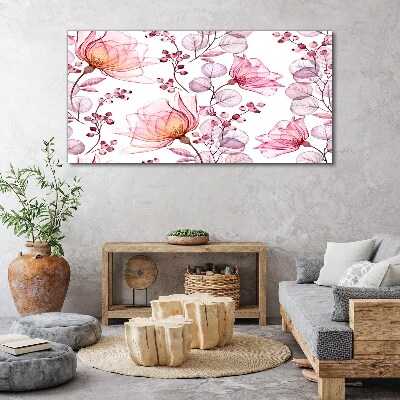 Obraz Canvas Kwiatowy taniec w pastelowych odcieniach