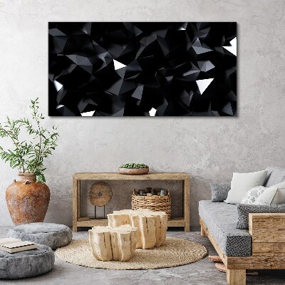 Obraz Canvas Czarna mozaika geometryczna