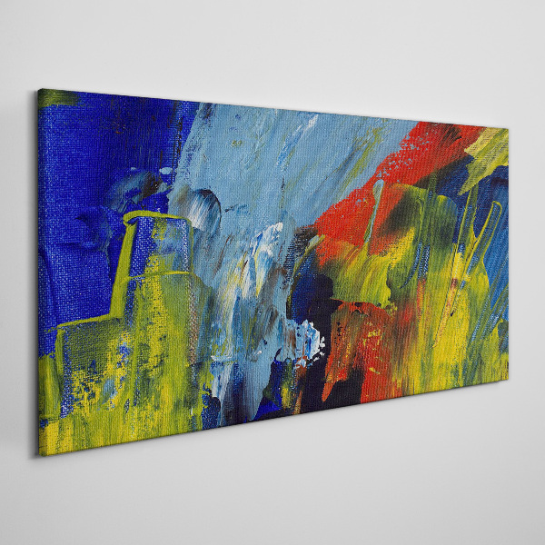 Obraz Canvas Dynamiczne kolory w abstrakcyjnym pejzażu
