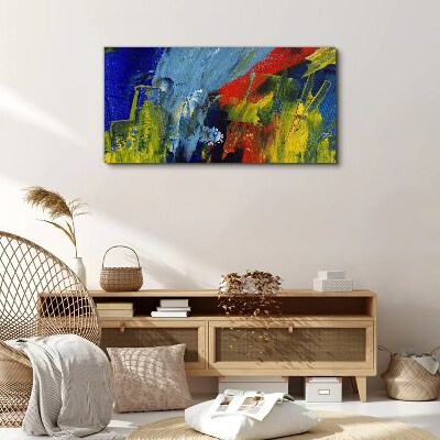 Obraz Canvas Dynamiczne kolory w abstrakcyjnym pejzażu