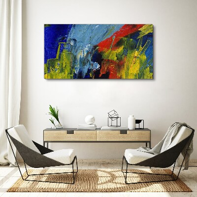 Obraz Canvas Dynamiczne kolory w abstrakcyjnym pejzażu