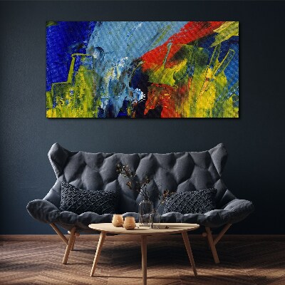 Obraz Canvas Dynamiczne kolory w abstrakcyjnym pejzażu