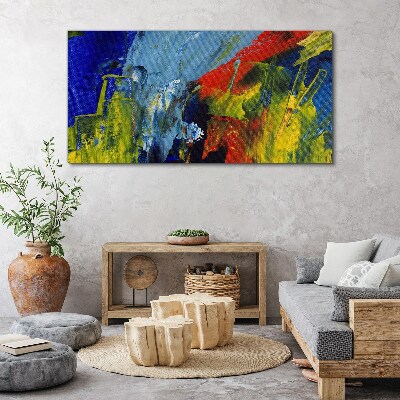 Obraz Canvas Dynamiczne kolory w abstrakcyjnym pejzażu