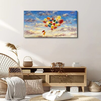 Obraz Canvas Nowoczesny niebo balony