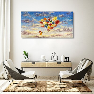 Obraz Canvas Nowoczesny niebo balony