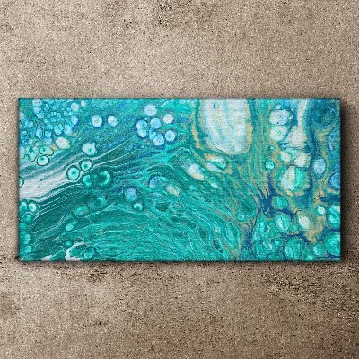 Obraz Canvas Oceaniczne fale w szkle