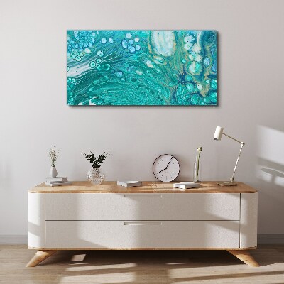 Obraz Canvas Oceaniczne fale w szkle