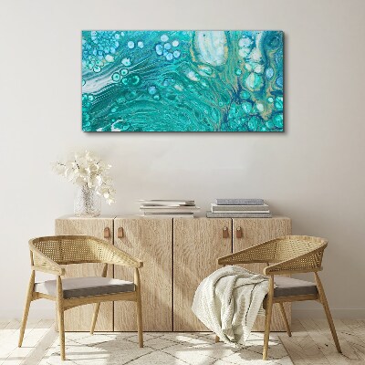 Obraz Canvas Oceaniczne fale w szkle