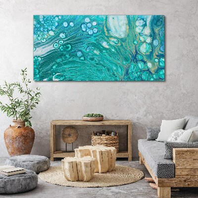 Obraz Canvas Oceaniczne fale w szkle
