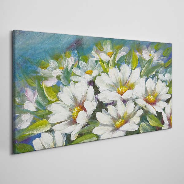 Obraz Canvas Kwiatowy urok w błękicie
