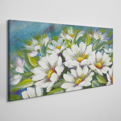 Obraz Canvas Kwiatowy urok w błękicie