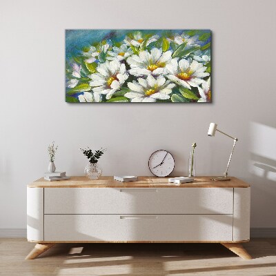Obraz Canvas Kwiatowy urok w błękicie