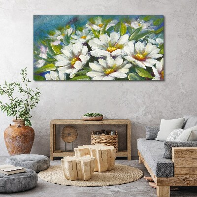 Obraz Canvas Kwiatowy urok w błękicie