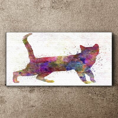 Obraz Canvas Abstrakcja Zwierzę Kot