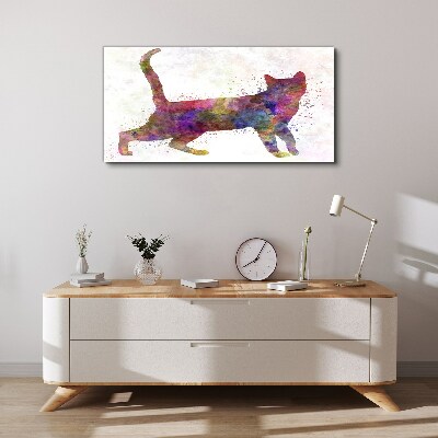 Obraz Canvas Abstrakcja Zwierzę Kot