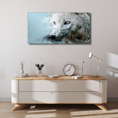 Obraz na Płótnie Dzikie Zwierzę Wilk