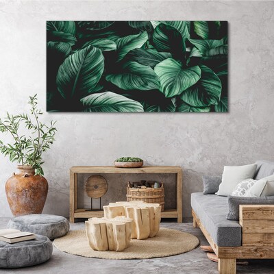 Obraz Canvas liście kwiaty rośliny
