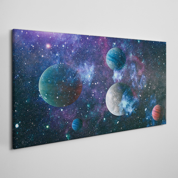 Obraz na Płótnie Kosmiczny krajobraz planetarny