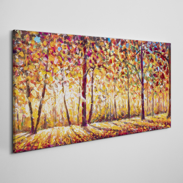 Obraz Canvas Złota jesień w lesie