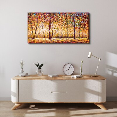 Obraz Canvas Złota jesień w lesie