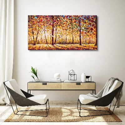 Obraz Canvas las jesień przyroda