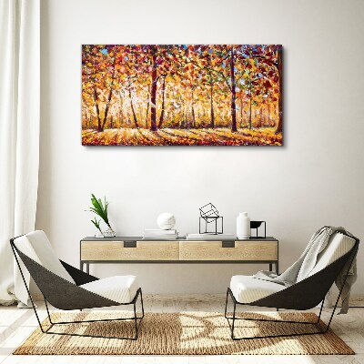 Obraz Canvas Złota jesień w lesie