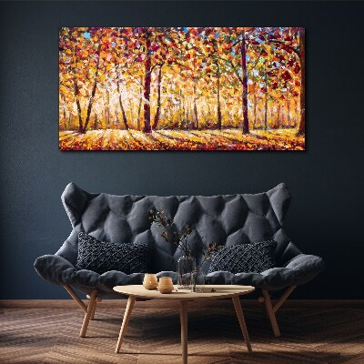 Obraz Canvas Złota jesień w lesie