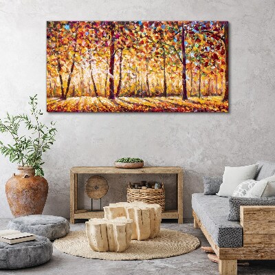 Obraz Canvas Złota jesień w lesie