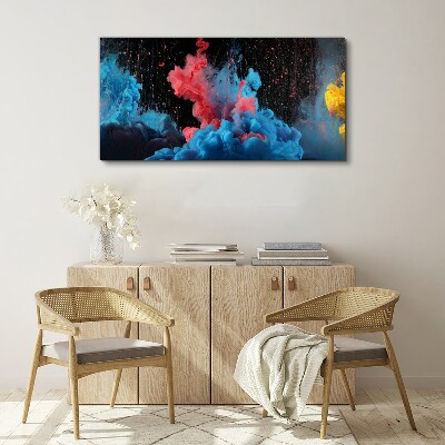 Obraz Canvas Ekspresja kolorowych chmur