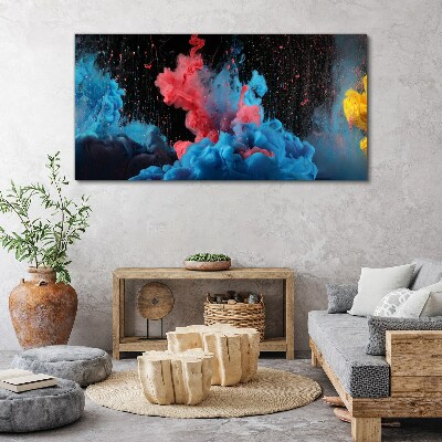 Obraz Canvas Ekspresja kolorowych chmur