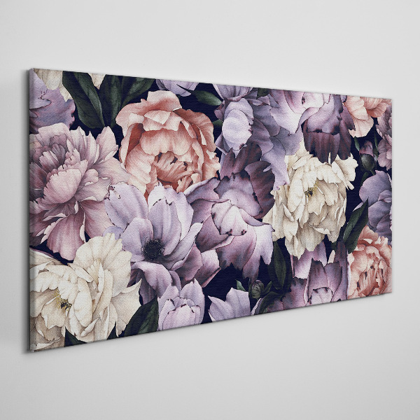 Obraz Canvas Kwiatowa kompozycja w pastelowych odcieniach