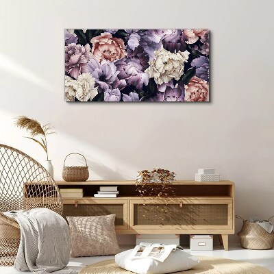 Obraz Canvas Kwiatowa kompozycja w pastelowych odcieniach