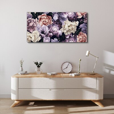 Obraz Canvas Kwiatowa kompozycja w pastelowych odcieniach