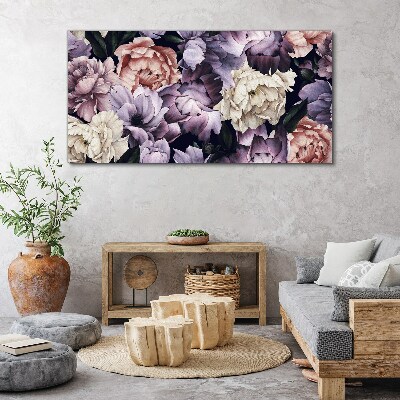 Obraz Canvas Kwiatowa kompozycja w pastelowych odcieniach