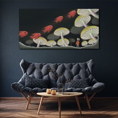 Obraz Canvas fantasy surrealistyczne ryby