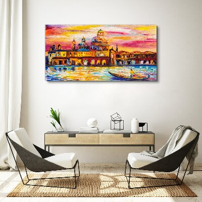 Obraz Canvas Wenecja w kolorach zachodu słońca