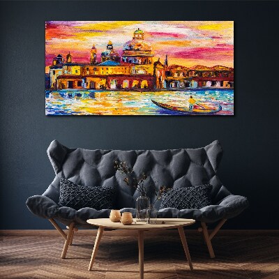 Obraz Canvas Wenecja w kolorach zachodu słońca