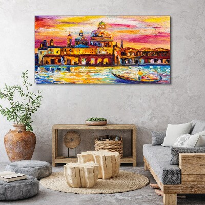 Obraz Canvas Wenecja w kolorach zachodu słońca