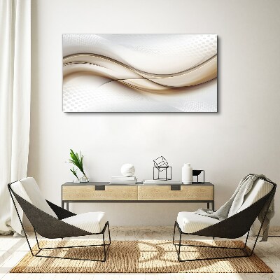 Obraz Canvas Fale w odcieniach beżu
