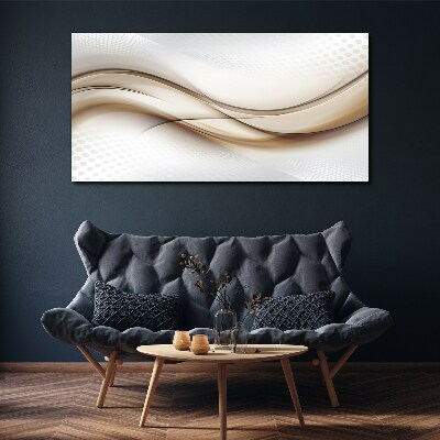 Obraz Canvas Fale w odcieniach beżu